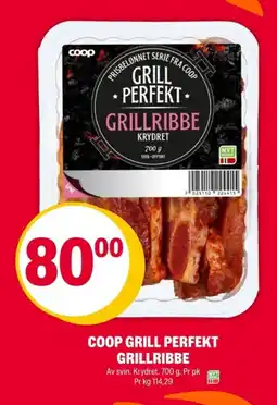 Coop Extra Coop grill perfekt grillribbe tilbud