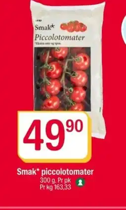 Coop Extra Smak* piccolotomater tilbud