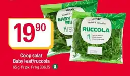 Coop Extra Coop salat Baby leaf/ruccola tilbud