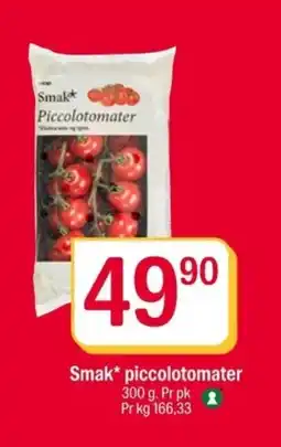 Coop Extra Smak* piccolotomater tilbud