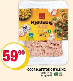 Coop Extra Coop kjøttdeig kylling tilbud
