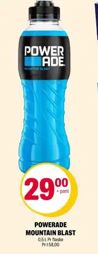 Coop Extra Powerade Mountain blast tilbud