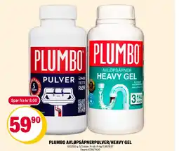 Coop Extra Plumbo avløpsåpnerpulver/heavy gel tilbud