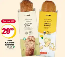 Coop Extra Coop jegerbrød/ superbrød tilbud