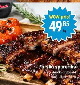 Eurocash Färska spareribs tilbud
