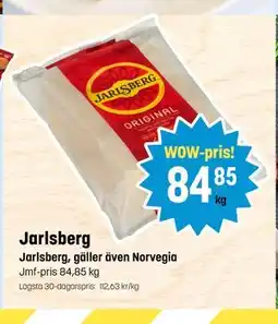 Eurocash Jarlsberg tilbud