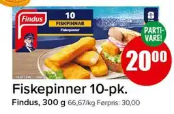 Spar Fiskepinner 10-pk tilbud
