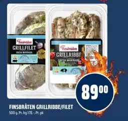 Coop Obs Finsbråten grillribbe/filet tilbud