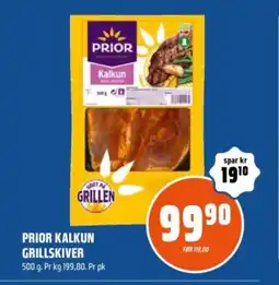 Coop Obs Prior kalkun grillskiver tilbud