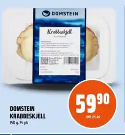 Coop Obs Domstein krabbeskjell tilbud