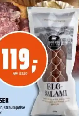 Coop Obs Inderøy elgsalami tilbud