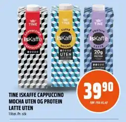 Coop Obs Tine Iskaffe cappuccino mocha uten og protein latte uten tilbud