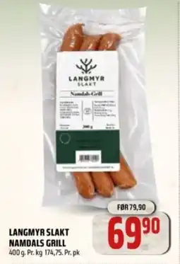 Coop Obs Langmyr slakt namdals grill tilbud