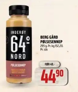 Coop Obs Berg Gård pølsesennep tilbud