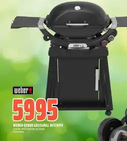 Coop Obs Weber Q2800 gassgrill m/stativ tilbud