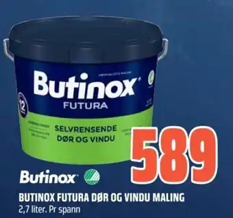 Coop Obs Butinox futura dør og vindu maling tilbud