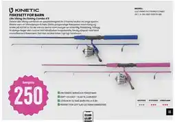 Sport Outlet KINETIC FISKESETT FOR BARN tilbud