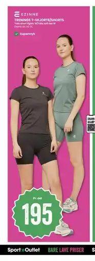 Sport Outlet TRENINGS T-SKJORTE/SHORTS tilbud