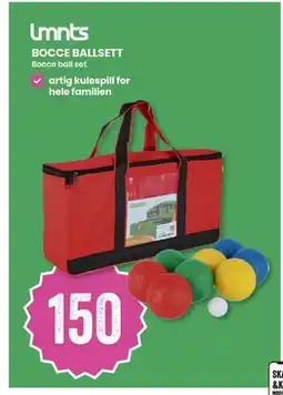 Sport Outlet BOCCE BALLSETT tilbud