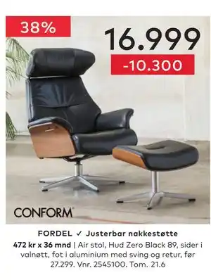 Skeidar Air stol tilbud
