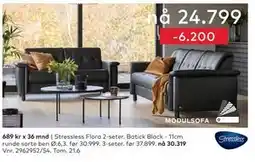 Skeidar Stressless Flora 2-seter tilbud