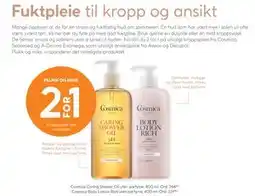 Vitusapotek Cosmica Caring Shower Oil / Cosmica Body Lotion tilbud