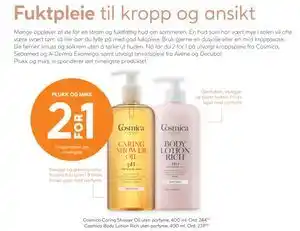 Cosmica Caring Shower Oil / Cosmica Body Lotion