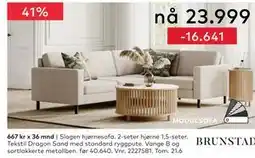 Skeidar Slogen hjørnesofa tilbud