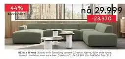 Skeidar Evo U-sofa tilbud