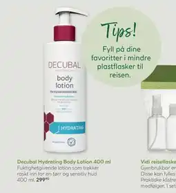 Vitusapotek Decubal Hydrating Body Lotion 400 ml tilbud
