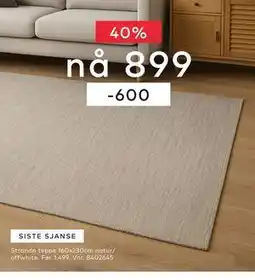Skeidar Stranda teppe tilbud