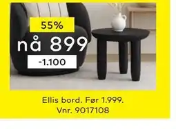 Skeidar Ellis bord tilbud