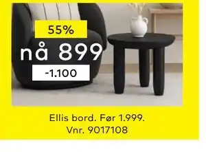 Skeidar Ellis bord tilbud