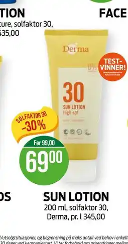 Kiwi SUN LOTION tilbud