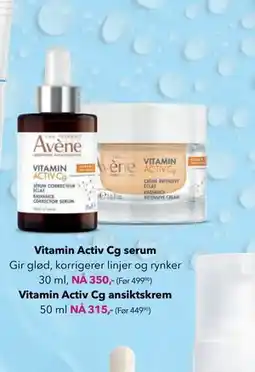 Apotek 1 Vitamin Activ Cg ansiktskrem tilbud
