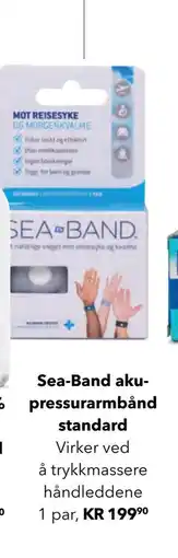 Apotek 1 Sea-Band akupressurarmbånd standard tilbud