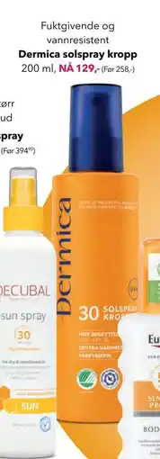 Apotek 1 Dermica solspray kropp tilbud