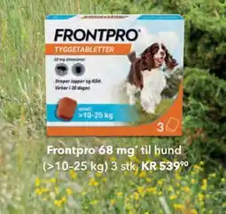 Apotek 1 Frontpro 68 mg til hund tilbud