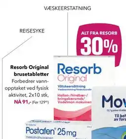 Apotek 1 Resorb Original brusetabletter tilbud