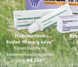 Apotek 1 Hydrokortison Evolan 10 mg/g salve tilbud