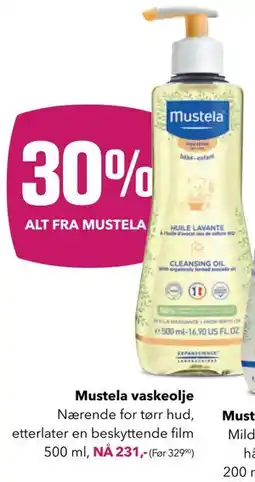 Apotek 1 Mustela vaskeolje tilbud