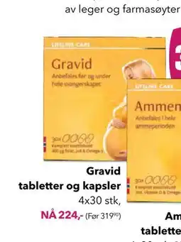 Apotek 1 Gravid tabletter og kapsler tilbud