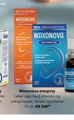 Apotek 1 Waxonova ørespray tilbud