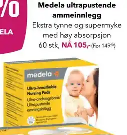 Apotek 1 Medela ultrapustende ammeinnlegg tilbud