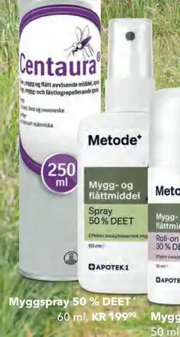 Apotek 1 Myggspray 50 % DEET tilbud