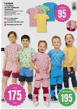 Sport Outlet T-SKJORTE/ ZIP-OFF TURBUKSE/ TURSHORTS tilbud
