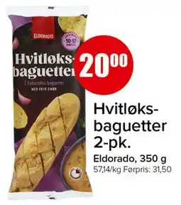 Spar Hvitløks- baguetter 2-pk tilbud