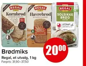 Spar Brødmiks tilbud