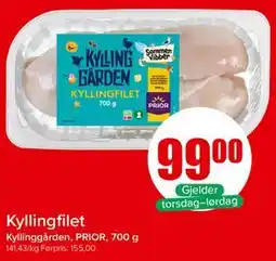 Spar Kyllingfilet tilbud