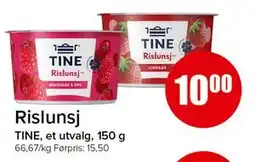 Spar Rislunsj tilbud